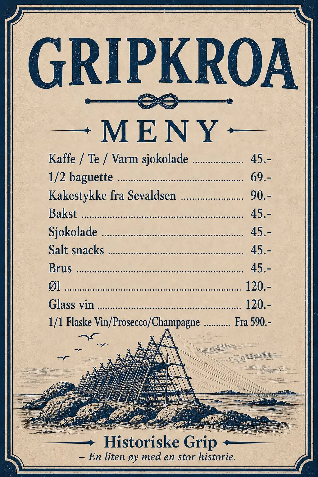 Meny Gripkroa 2026